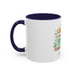 Skincare Vitamins Serum Illustration Mug | Accent Coffee Mug