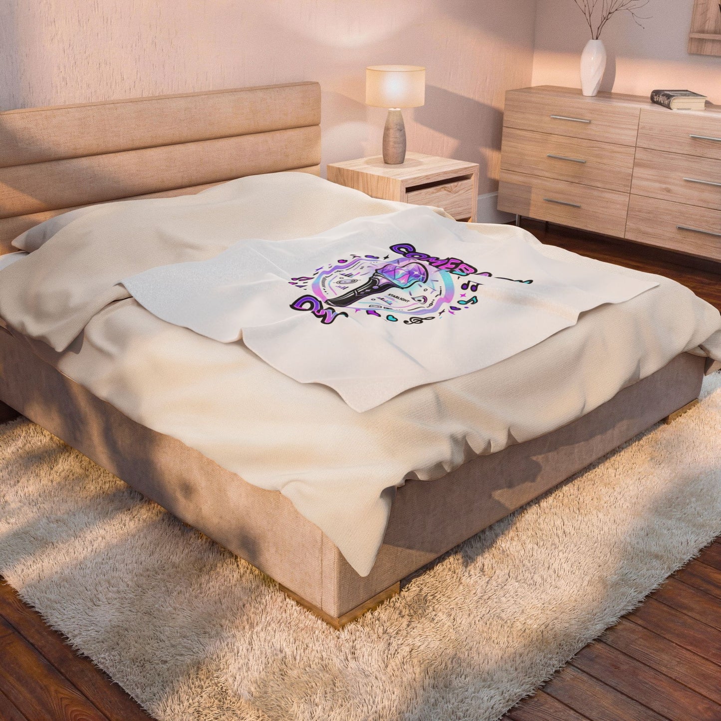 Comeback Mode Lightstick Blanket | K-pop comeback, stan purple era