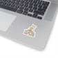 No Bunny Loves You Like Jesus Kiss-Cut Stickers | Easter Christian, Pastel Retro