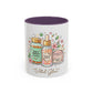 Skincare Vitamins Serum Illustration Mug | Accent Coffee Mug