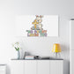No Bunny Loves You Like Jesus Canvas | Easter Christian, Pastel Retro