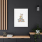 No Bunny Loves You Like Jesus Canvas | Easter Christian, Pastel Retro