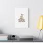 No Bunny Loves You Like Jesus Canvas | Easter Christian, Pastel Retro