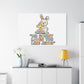 No Bunny Loves You Like Jesus Canvas | Easter Christian, Pastel Retro