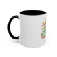 Skincare Vitamins Serum Illustration Mug | Accent Coffee Mug