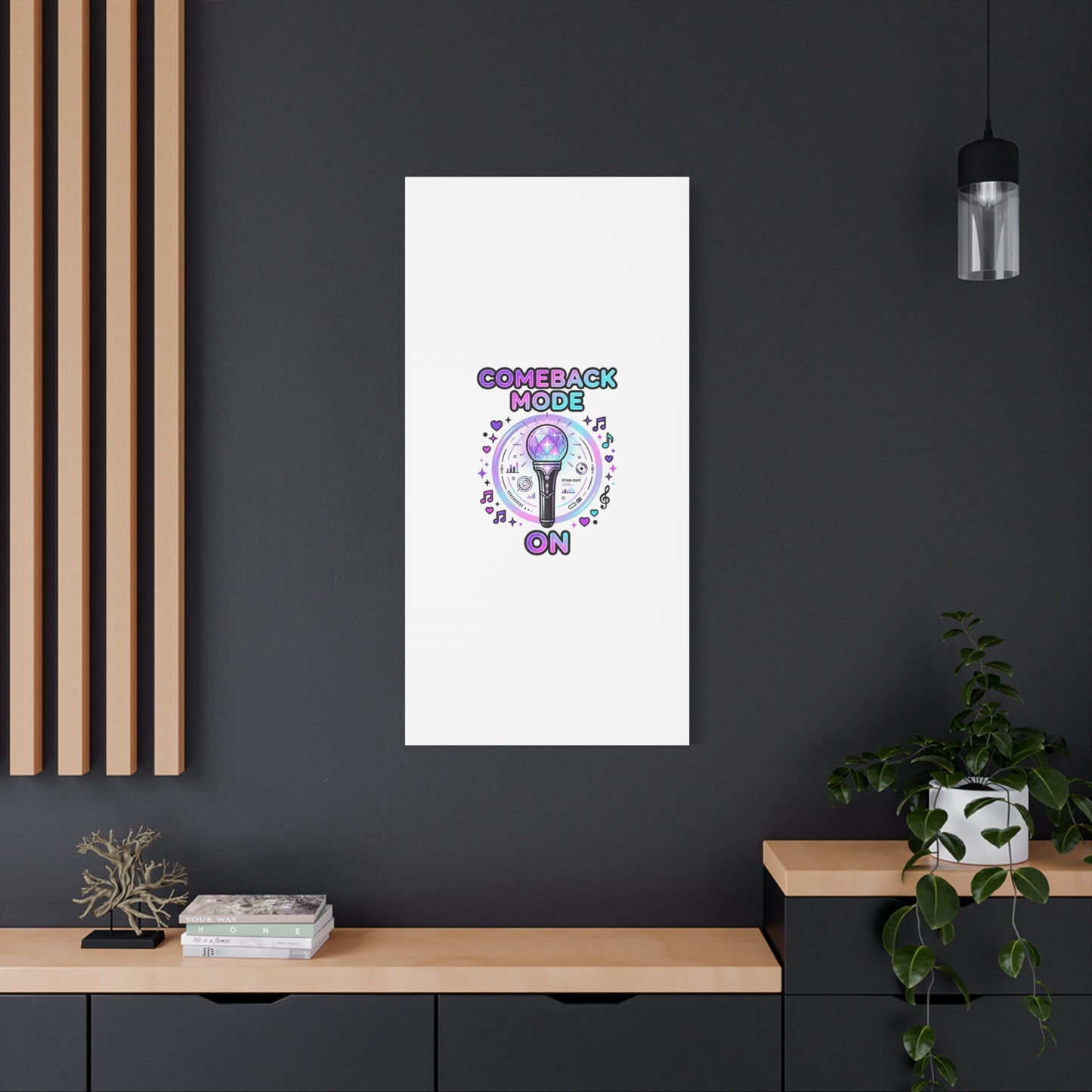 Comeback Mode On Canvas, K-pop Fan Art | Lightstick, Purple Era
