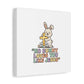 No Bunny Loves You Like Jesus Canvas | Easter Christian, Pastel Retro