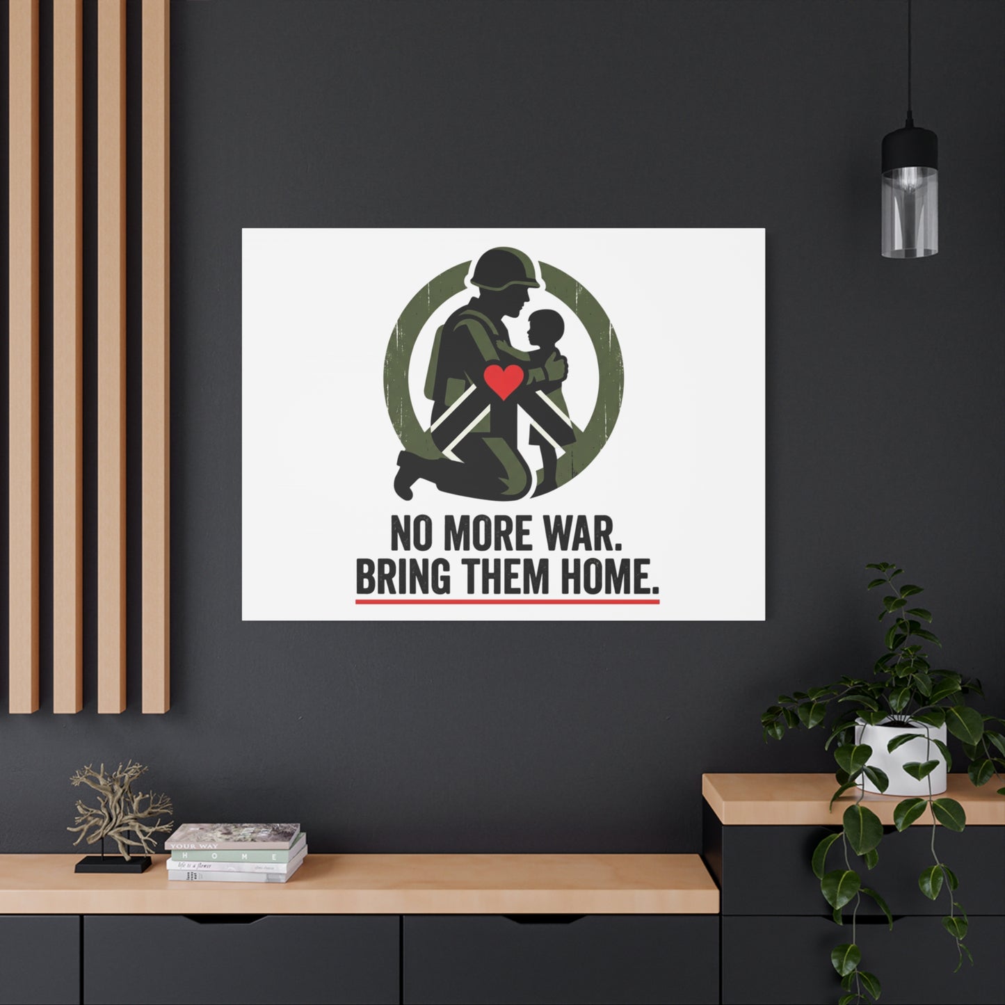 No More War Bring Them Home Canvas | Anti-War, Peace Protest