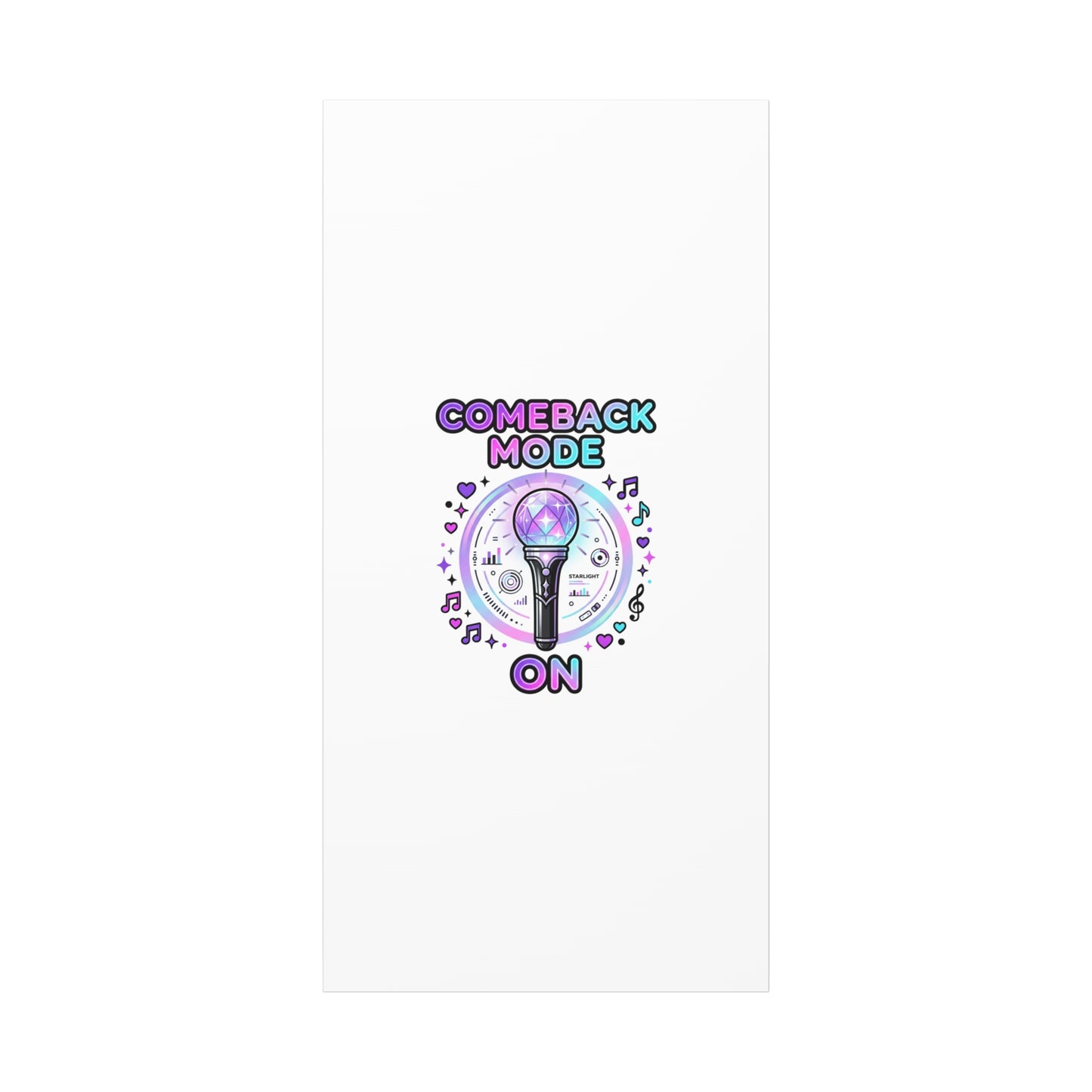 Comeback Mode On Canvas, K-pop Fan Art | Lightstick, Purple Era