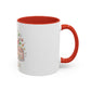 Skincare Vitamins Serum Illustration Mug | Accent Coffee Mug
