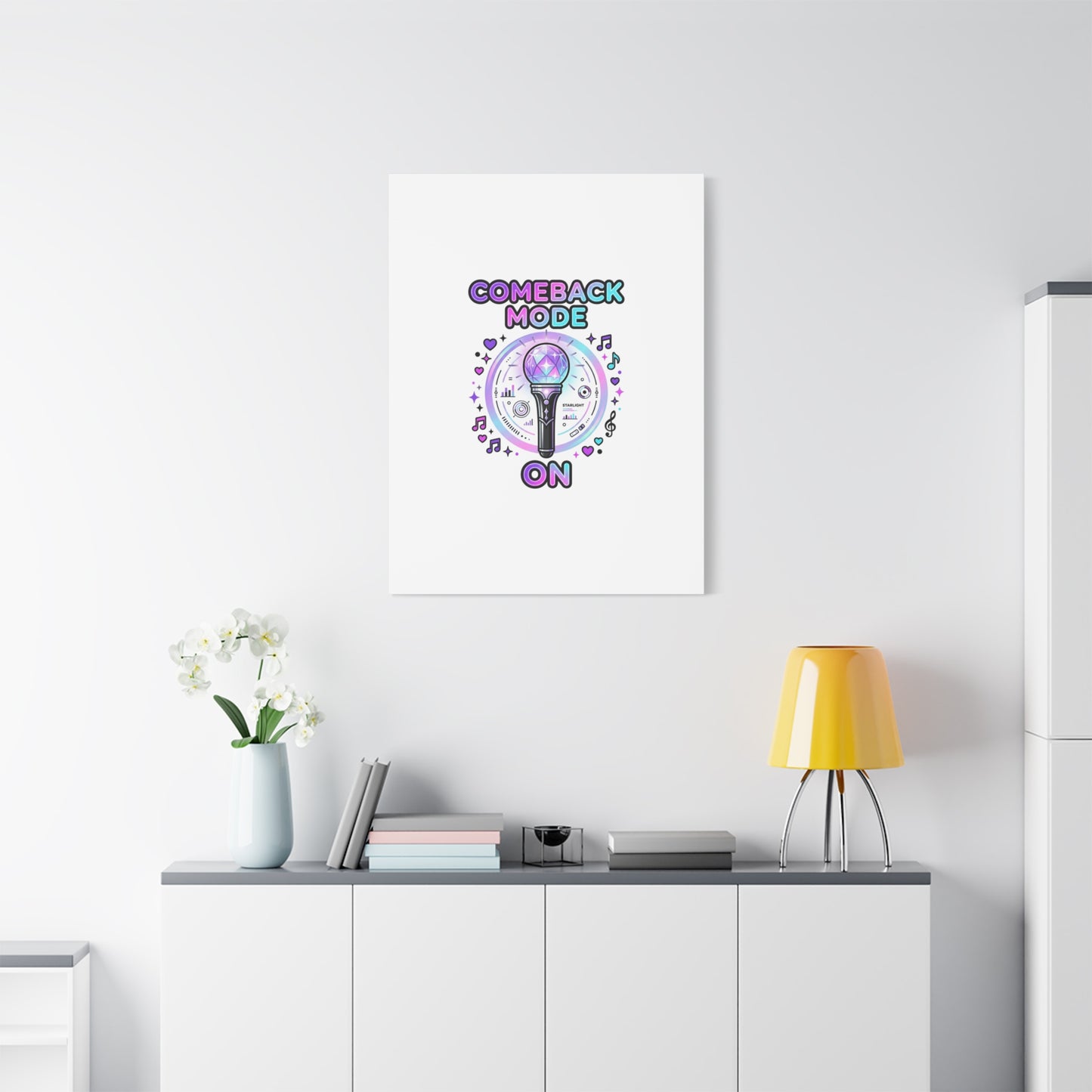 Comeback Mode On Canvas, K-pop Fan Art | Lightstick, Purple Era