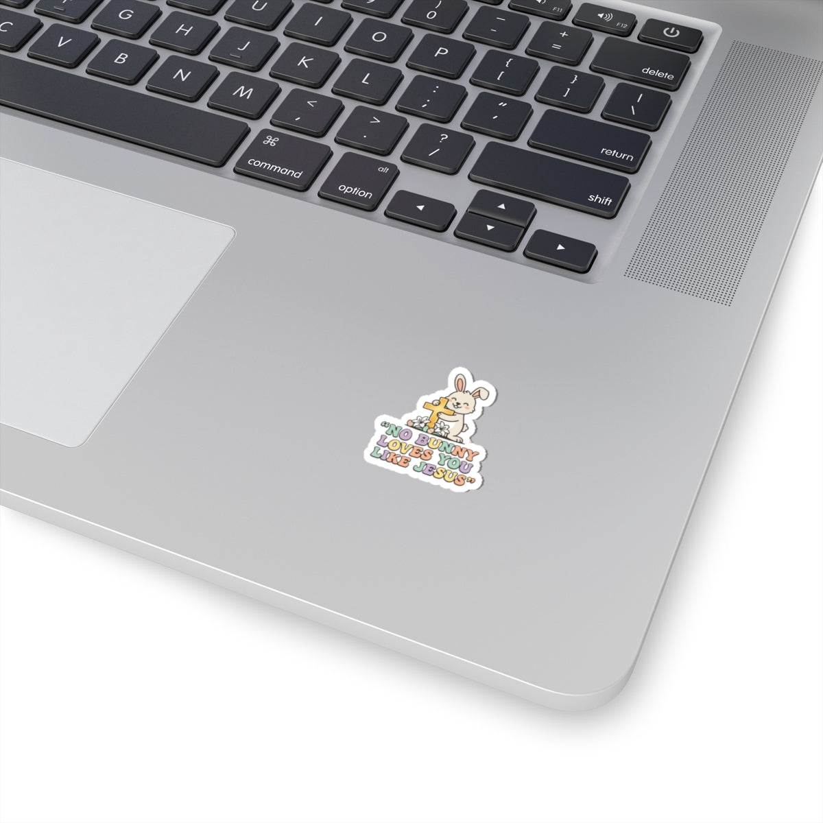 No Bunny Loves You Like Jesus Kiss-Cut Stickers | Easter Christian, Pastel Retro