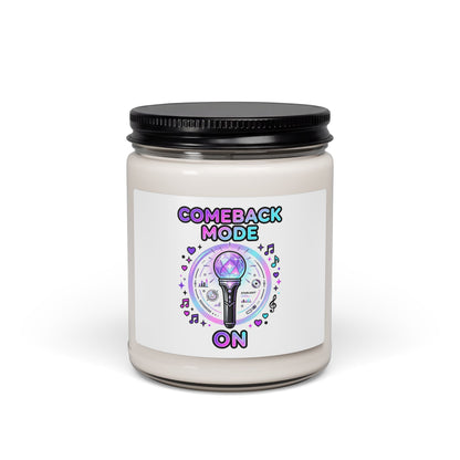 Comeback Mode On Candle, Soy 9oz | K-pop Comeback, Lightstick Vibe