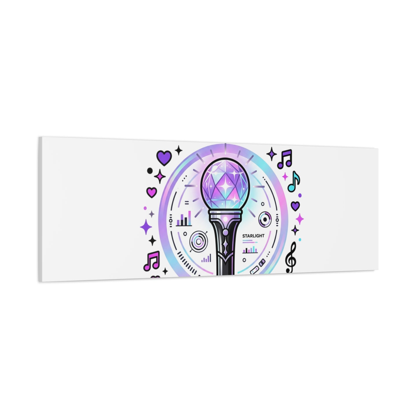 Comeback Mode On Canvas, K-pop Fan Art | Lightstick, Purple Era