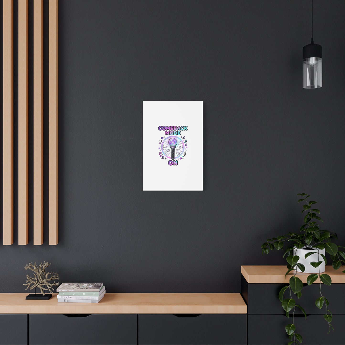 Comeback Mode On Canvas, K-pop Fan Art | Lightstick, Purple Era