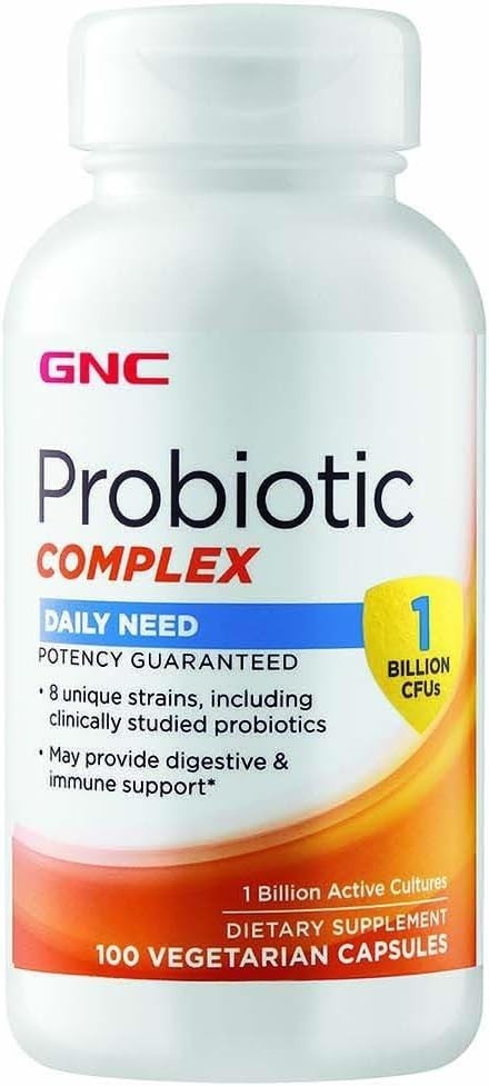GNC Probiotic Complex Daily Need Supplement Digestive Immune 2 Pack 10 ...