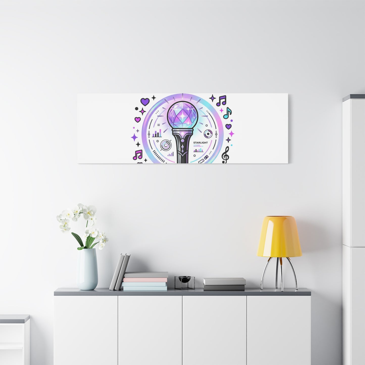 Comeback Mode On Canvas, K-pop Fan Art | Lightstick, Purple Era