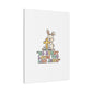 No Bunny Loves You Like Jesus Canvas | Easter Christian, Pastel Retro