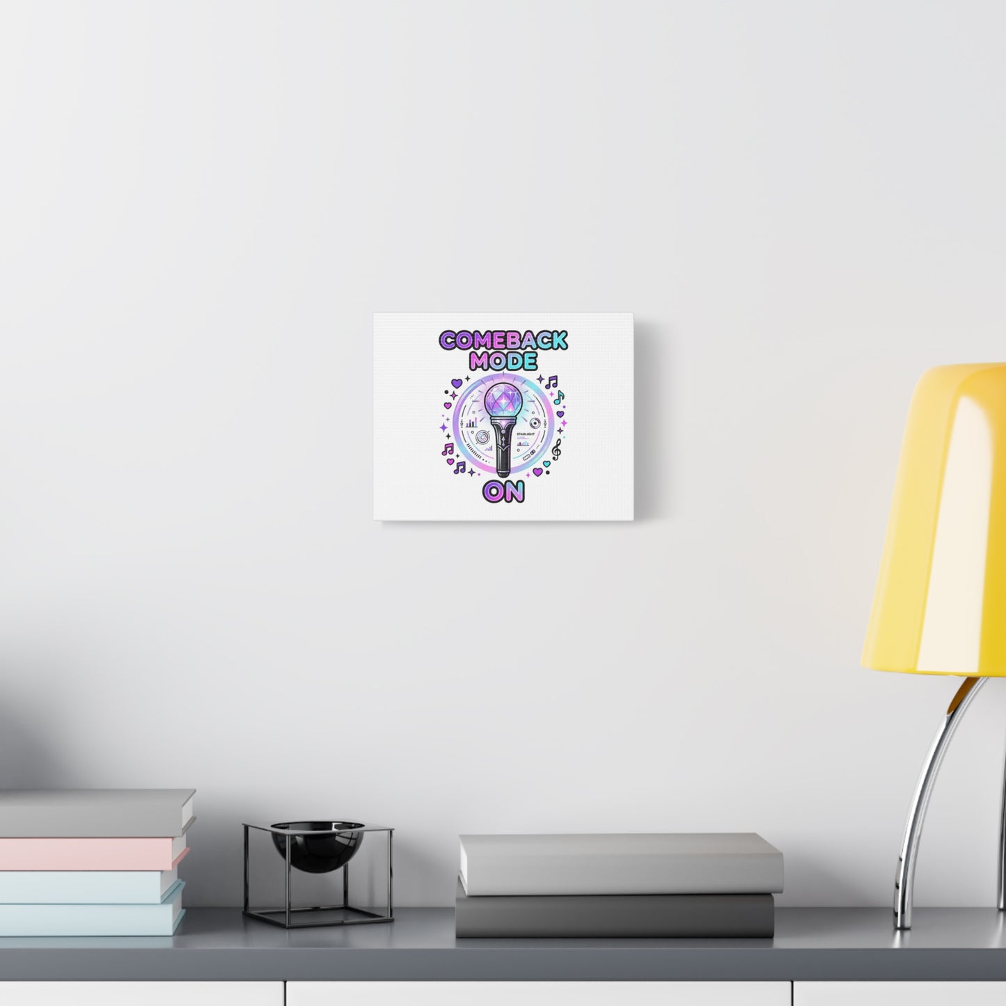 Comeback Mode On Canvas, K-pop Fan Art | Lightstick, Purple Era