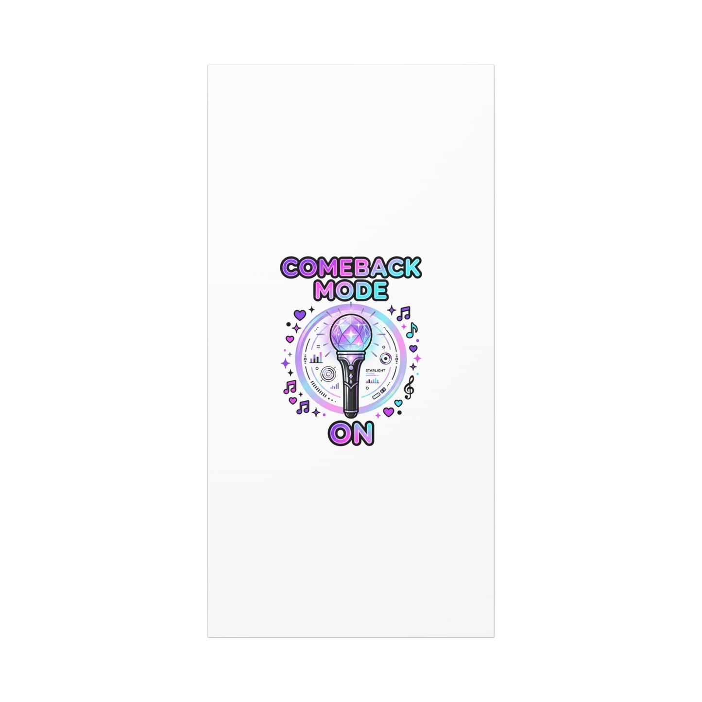 Comeback Mode On Canvas, K-pop Fan Art | Lightstick, Purple Era