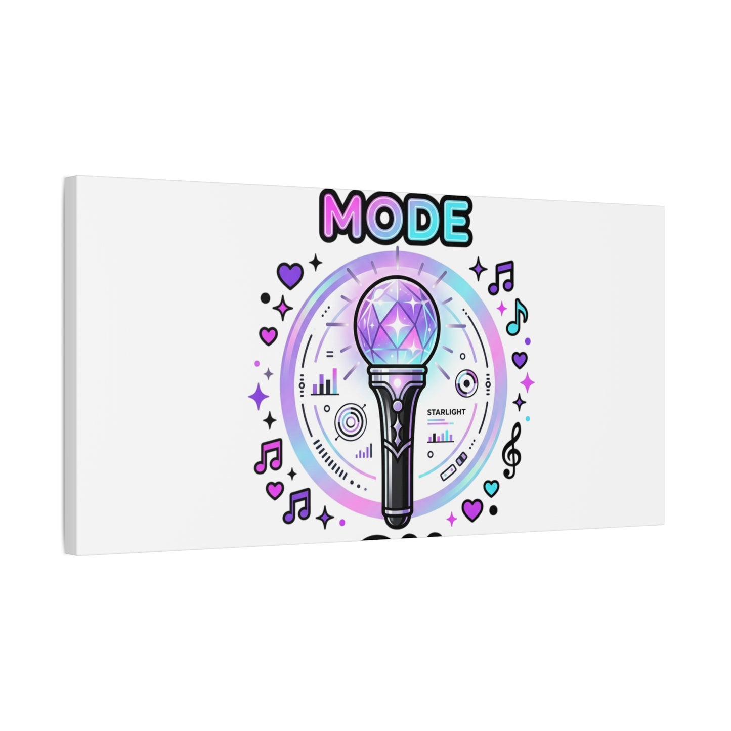 Comeback Mode On Canvas, K-pop Fan Art | Lightstick, Purple Era