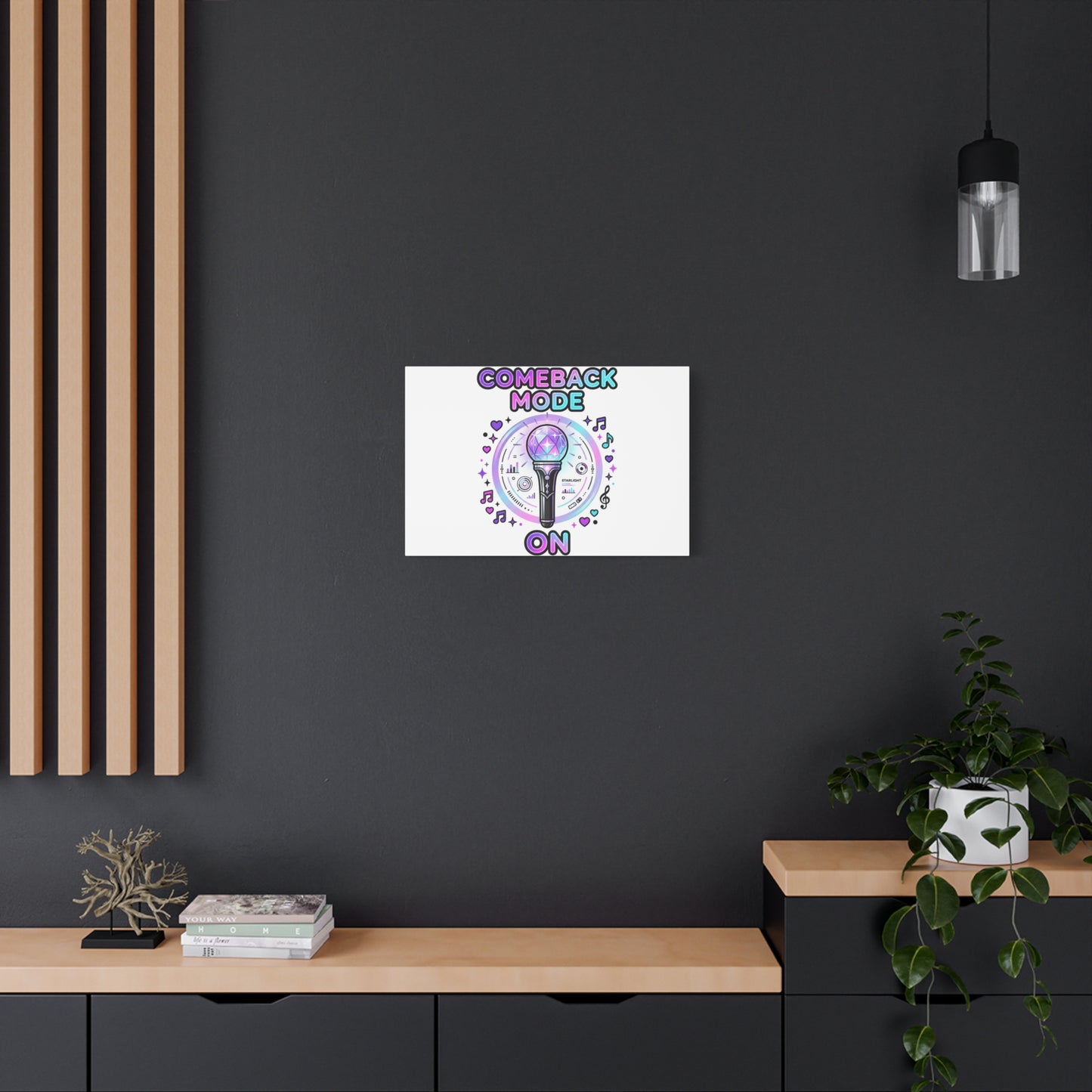 Comeback Mode On Canvas, K-pop Fan Art | Lightstick, Purple Era