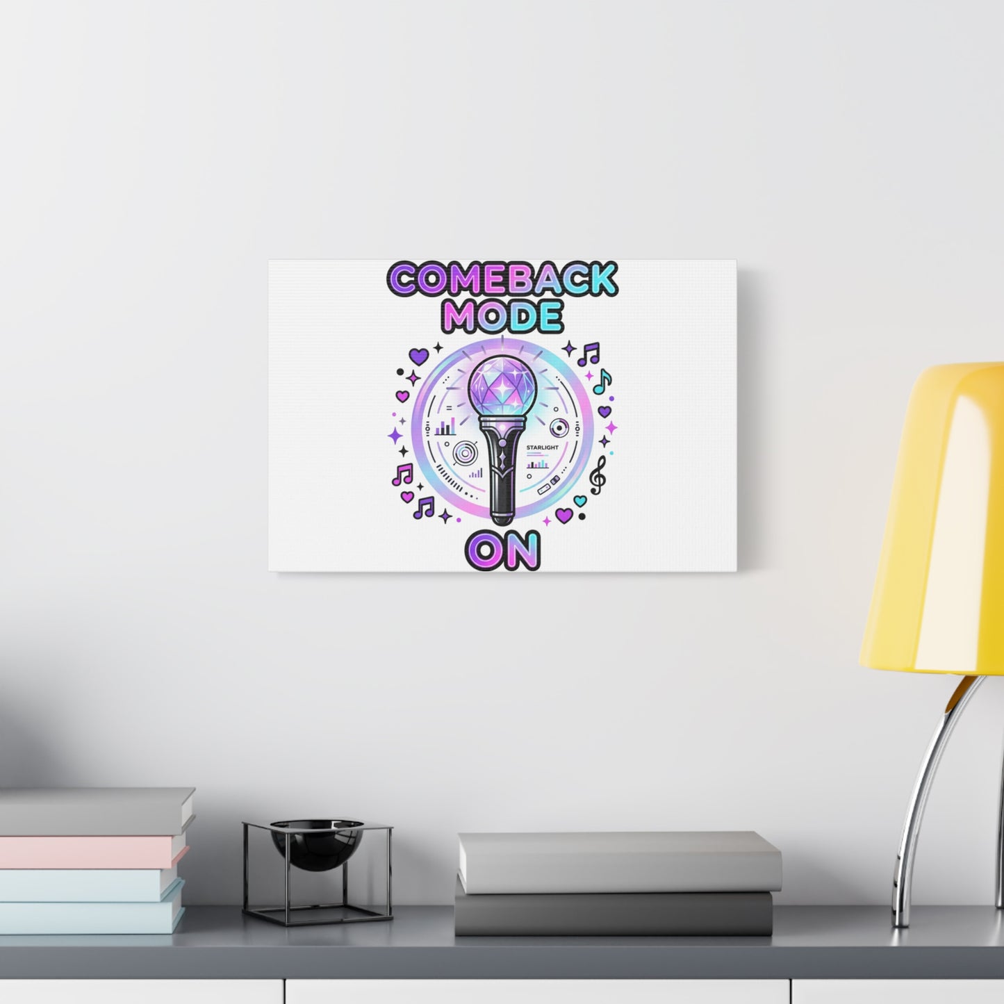 Comeback Mode On Canvas, K-pop Fan Art | Lightstick, Purple Era