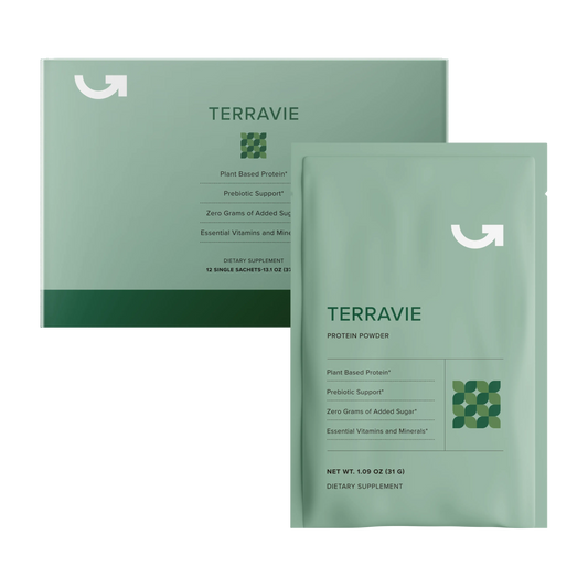 Calerie Health TerraVie Protein Powder Plant Based 12 Sachets NEW