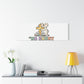 No Bunny Loves You Like Jesus Canvas | Easter Christian, Pastel Retro