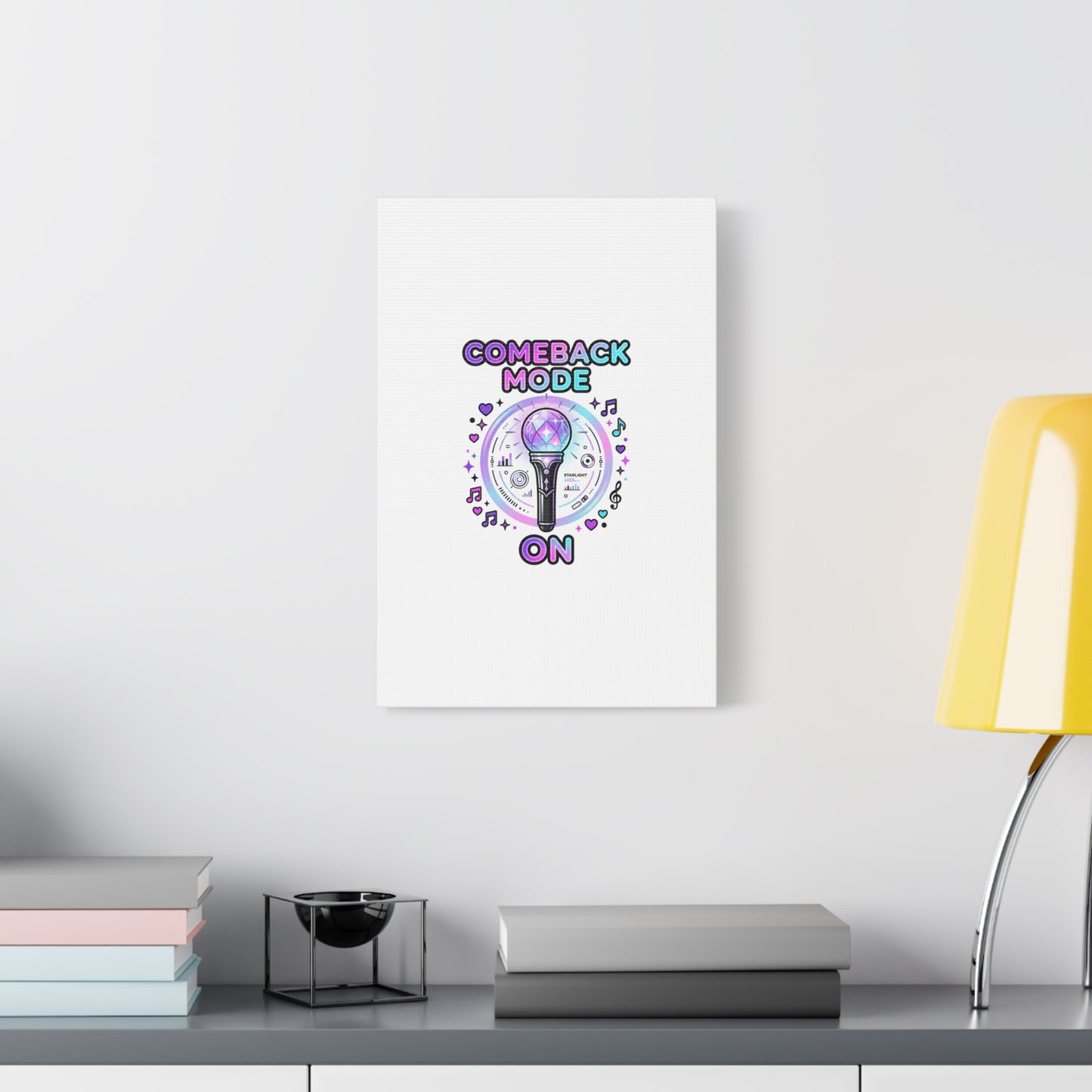 Comeback Mode On Canvas, K-pop Fan Art | Lightstick, Purple Era