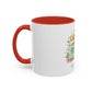 Skincare Vitamins Serum Illustration Mug | Accent Coffee Mug
