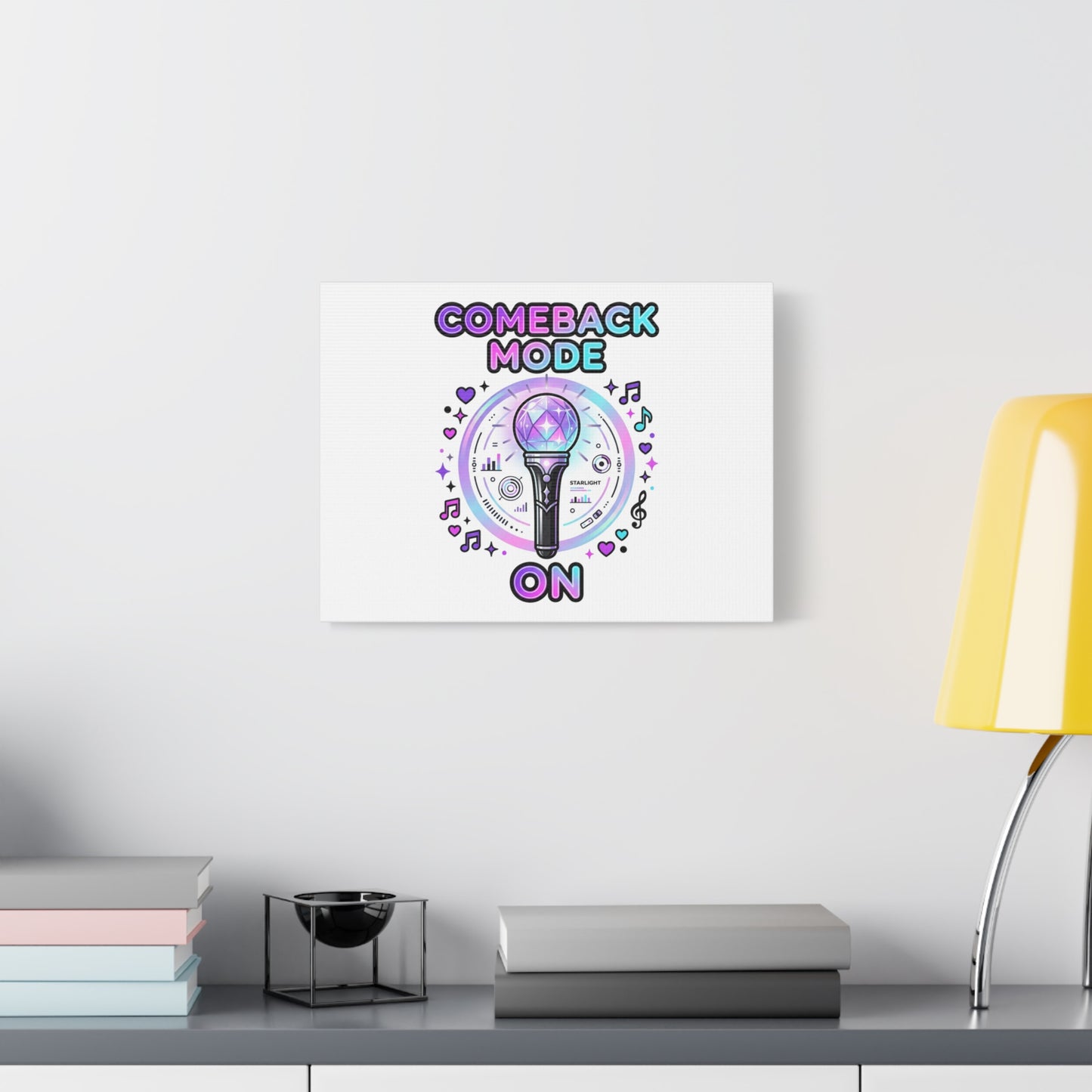 Comeback Mode On Canvas, K-pop Fan Art | Lightstick, Purple Era