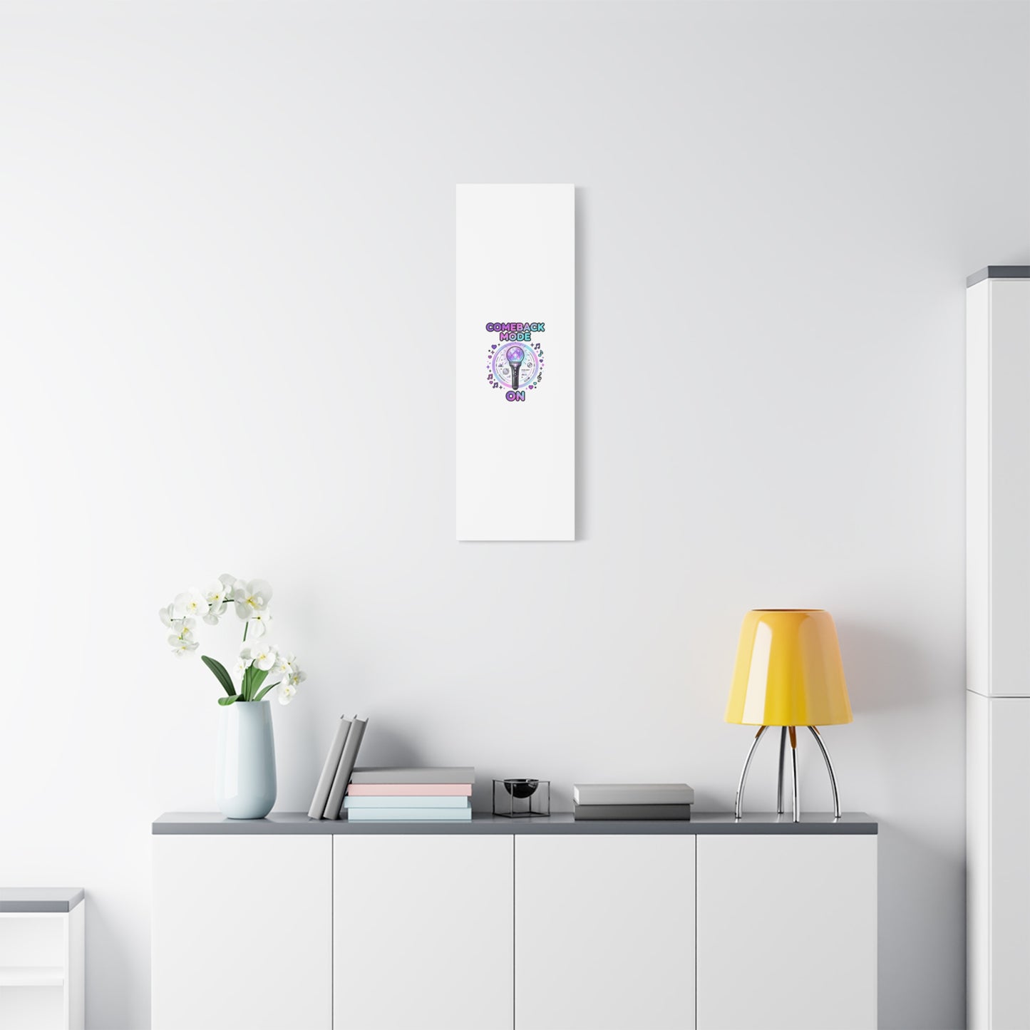 Comeback Mode On Canvas, K-pop Fan Art | Lightstick, Purple Era