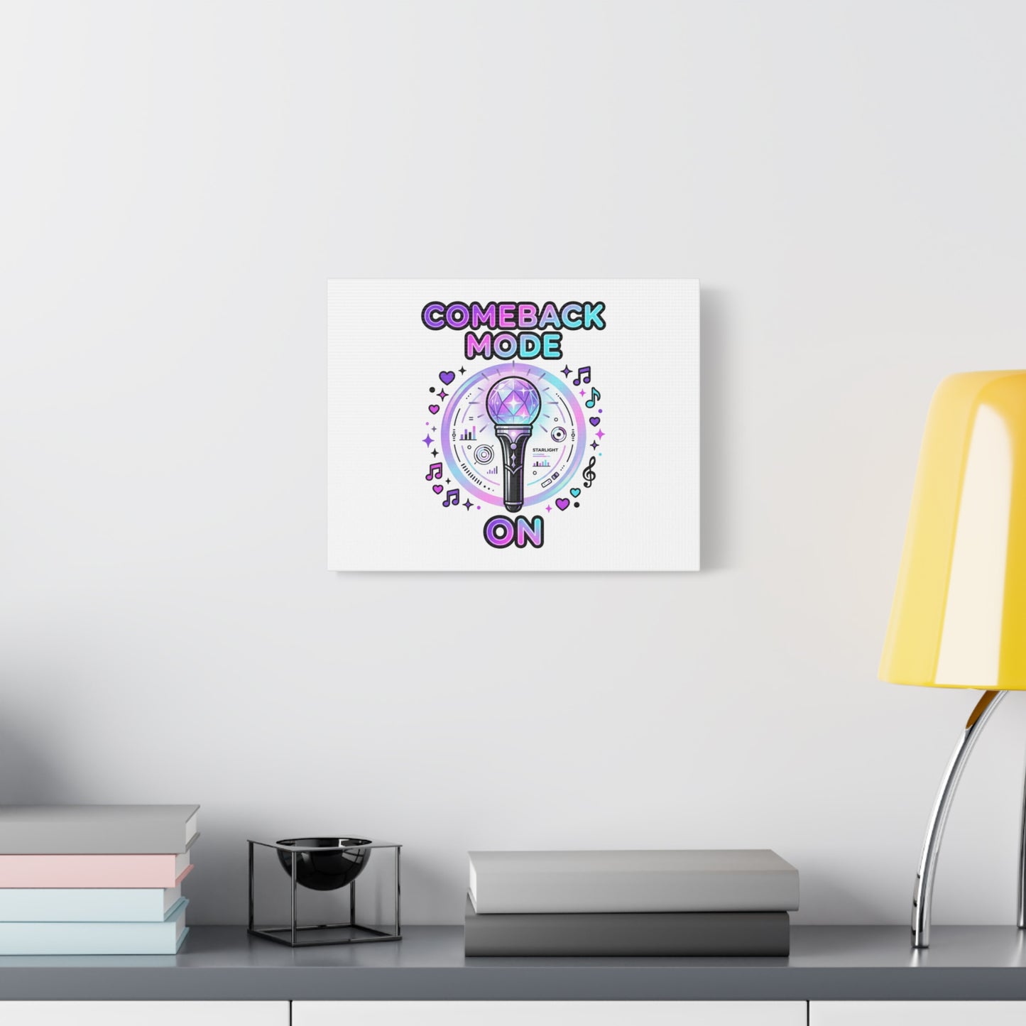 Comeback Mode On Canvas, K-pop Fan Art | Lightstick, Purple Era