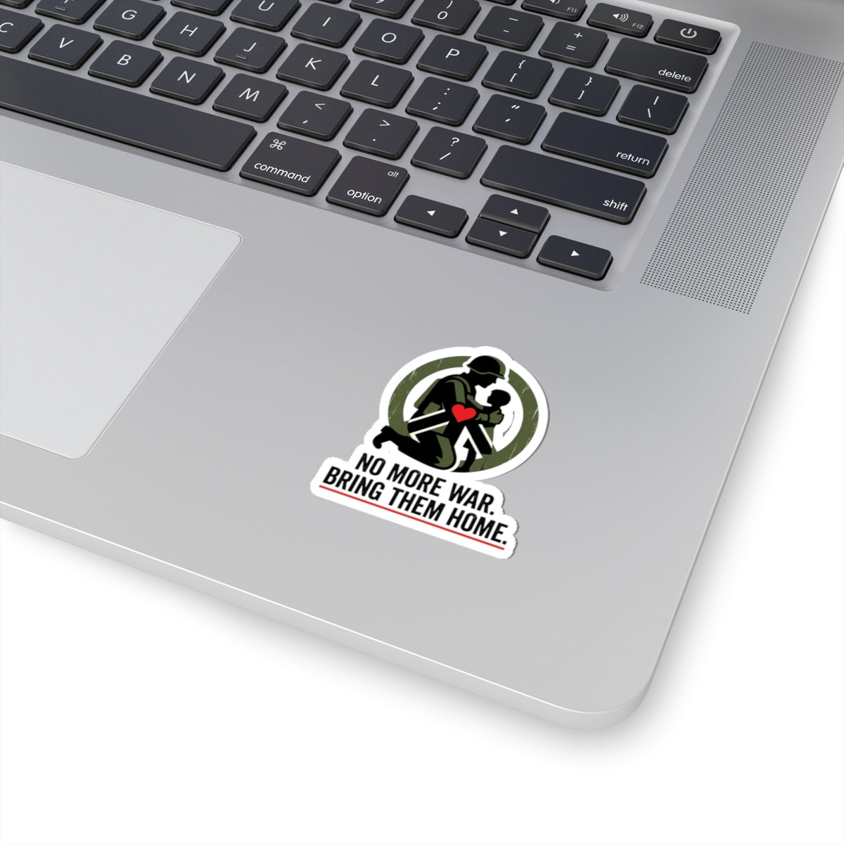 No More War Bring Them Home Sticker | anti-war, peace, solidarity