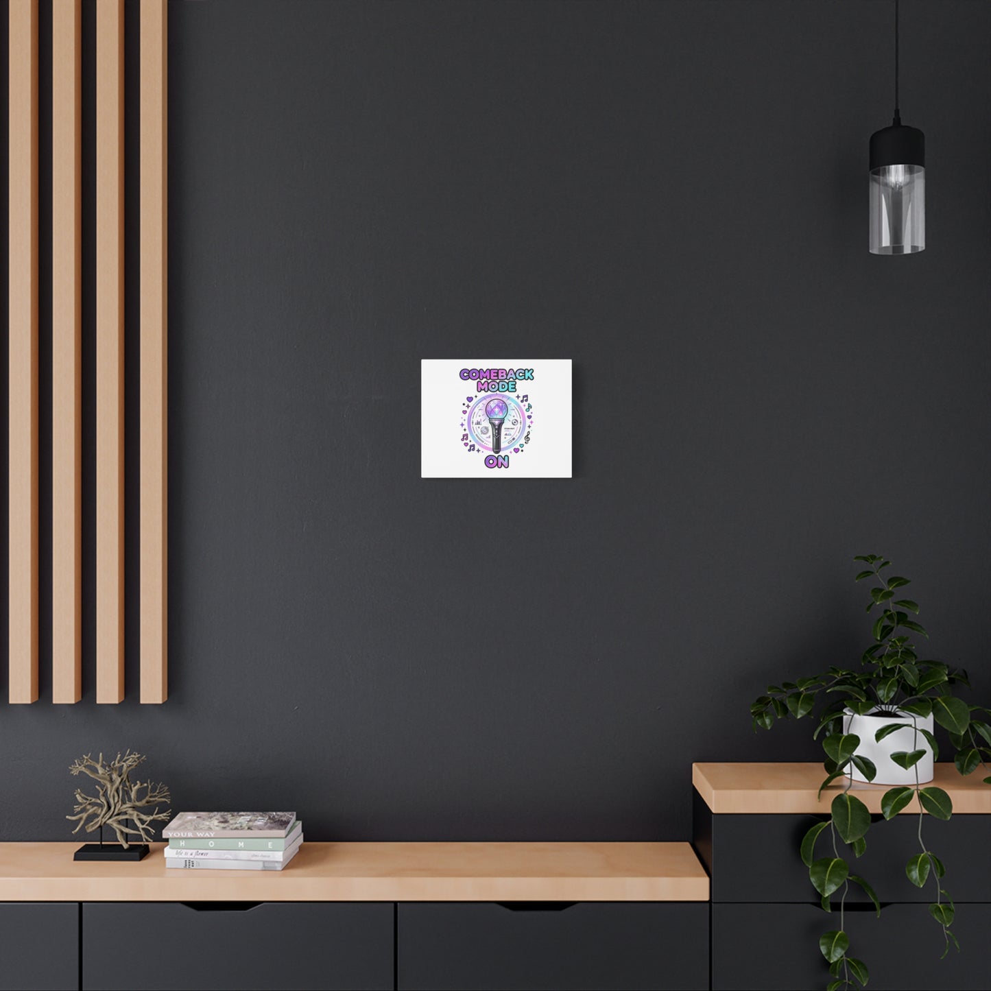 Comeback Mode On Canvas, K-pop Fan Art | Lightstick, Purple Era