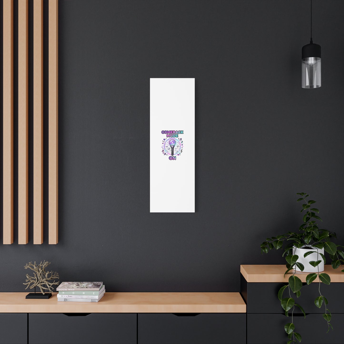 Comeback Mode On Canvas, K-pop Fan Art | Lightstick, Purple Era