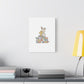 No Bunny Loves You Like Jesus Canvas | Easter Christian, Pastel Retro