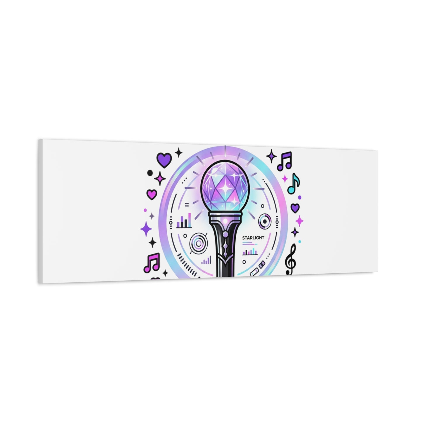 Comeback Mode On Canvas, K-pop Fan Art | Lightstick, Purple Era