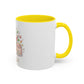 Skincare Vitamins Serum Illustration Mug | Accent Coffee Mug