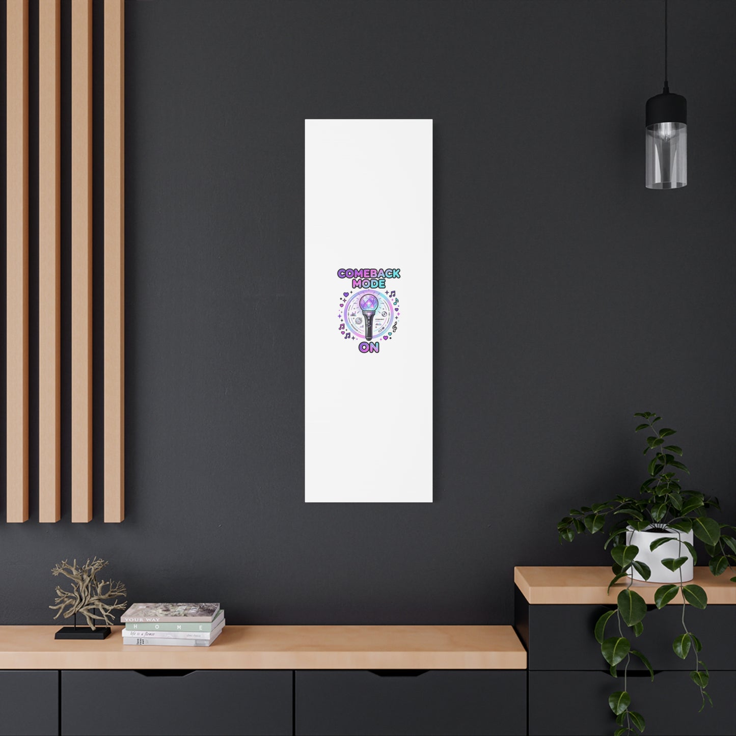 Comeback Mode On Canvas, K-pop Fan Art | Lightstick, Purple Era