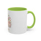 Skincare Vitamins Serum Illustration Mug | Accent Coffee Mug