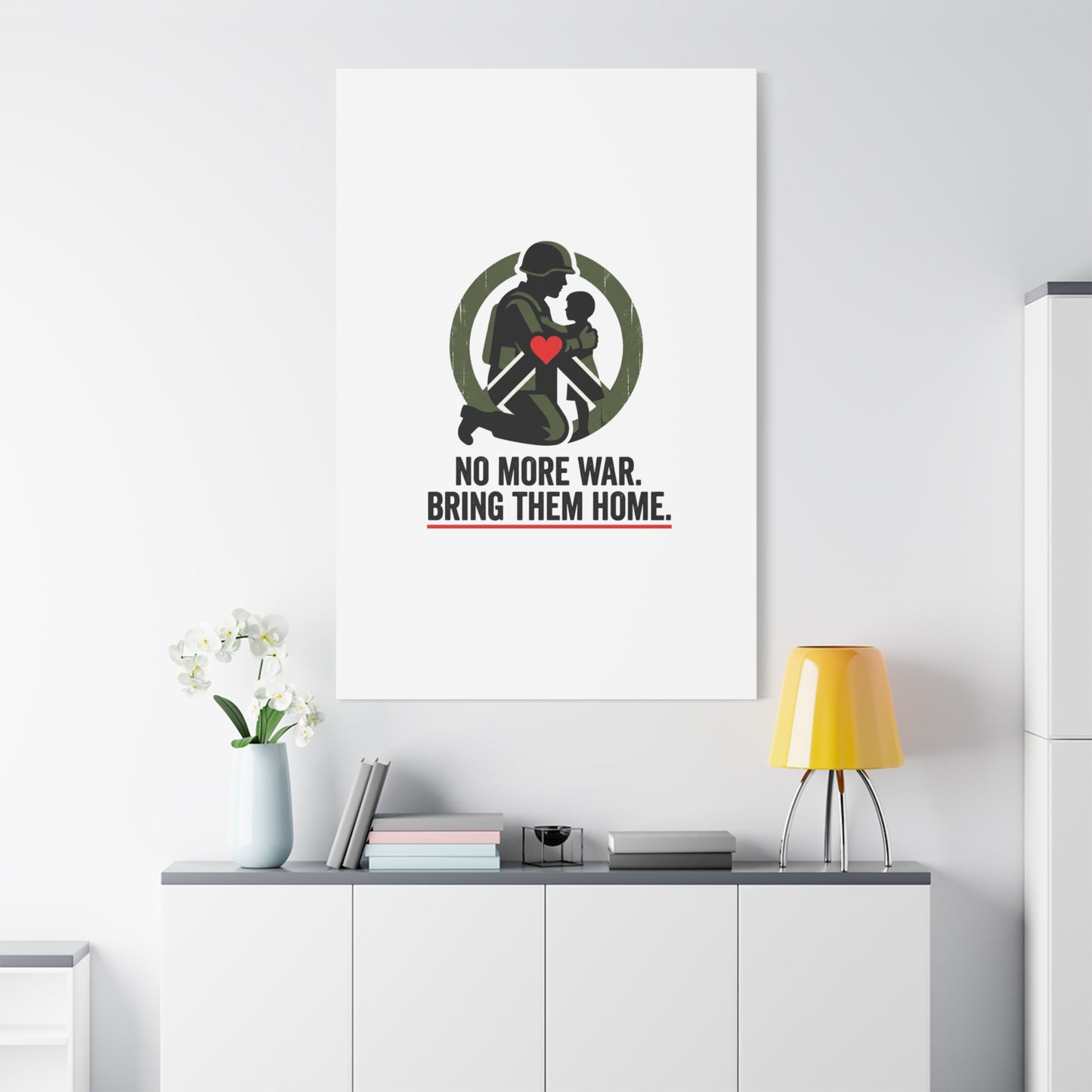 No More War Bring Them Home Canvas | Anti-War, Peace Protest