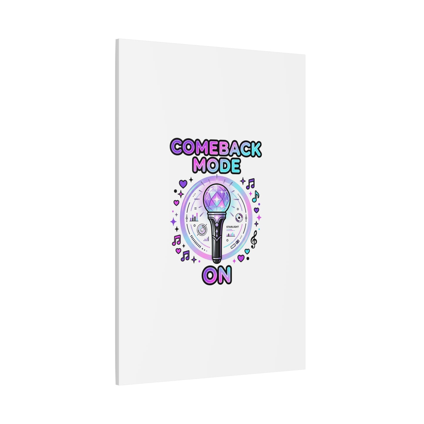 Comeback Mode On Canvas, K-pop Fan Art | Lightstick, Purple Era