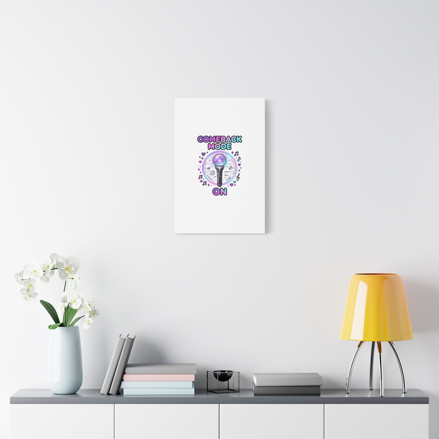 Comeback Mode On Canvas, K-pop Fan Art | Lightstick, Purple Era