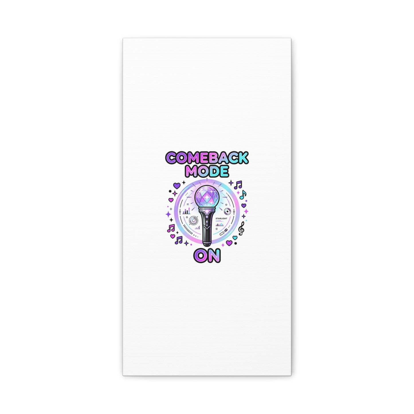 Comeback Mode On Canvas, K-pop Fan Art | Lightstick, Purple Era
