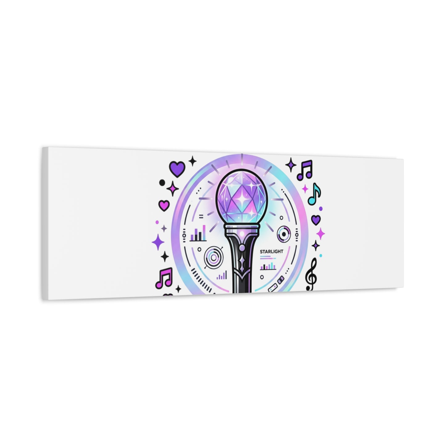 Comeback Mode On Canvas, K-pop Fan Art | Lightstick, Purple Era