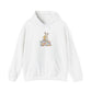 Resurrection Bunny Illustration Hoodie | Easter Christian, Pastel Retro Church Humor
