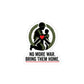 No More War Bring Them Home Sticker | anti-war, peace, solidarity
