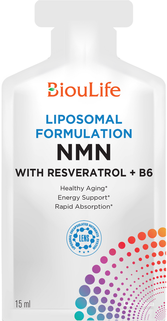 BiouLife NMN PLUS (WITH RESVERATROL + COQ10 + B6) 30x15ml NEW